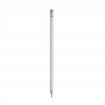 Λευκό Ξύλινο Μολύβι με γόμα (P16821)