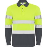 Ανακλαστικό Polo μακρυμάνικο "Polaris L/S" Roly (P9306)