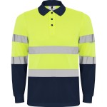 Ανακλαστικό Polo μακρυμάνικο "Polaris L/S" Roly (P9306)
