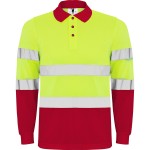 Ανακλαστικό Polo μακρυμάνικο "Polaris L/S" Roly (P9306)